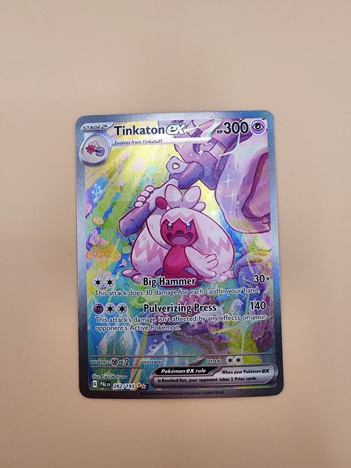 Tinkatink 216/193 Sv02: Paldea Evolved Holo
