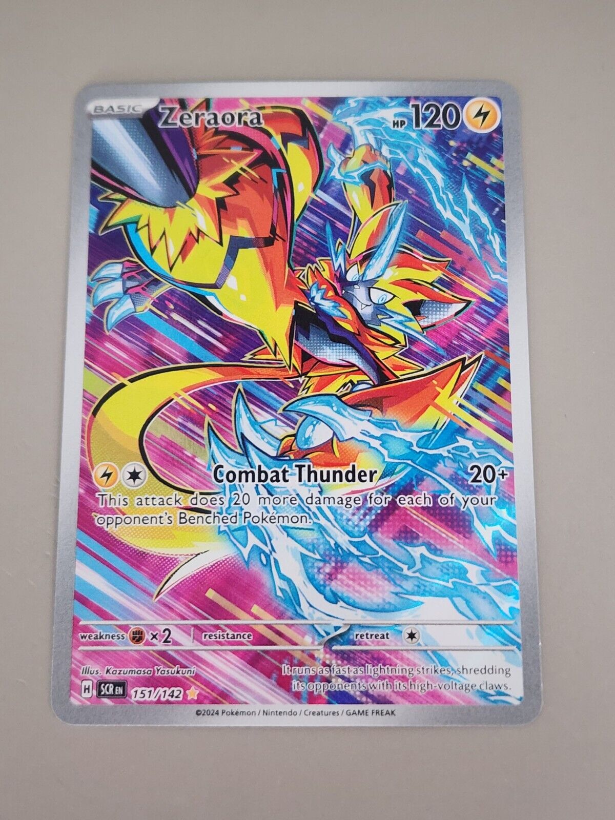 Zeraora 151/142 Sv07: Stellar Crown Holo