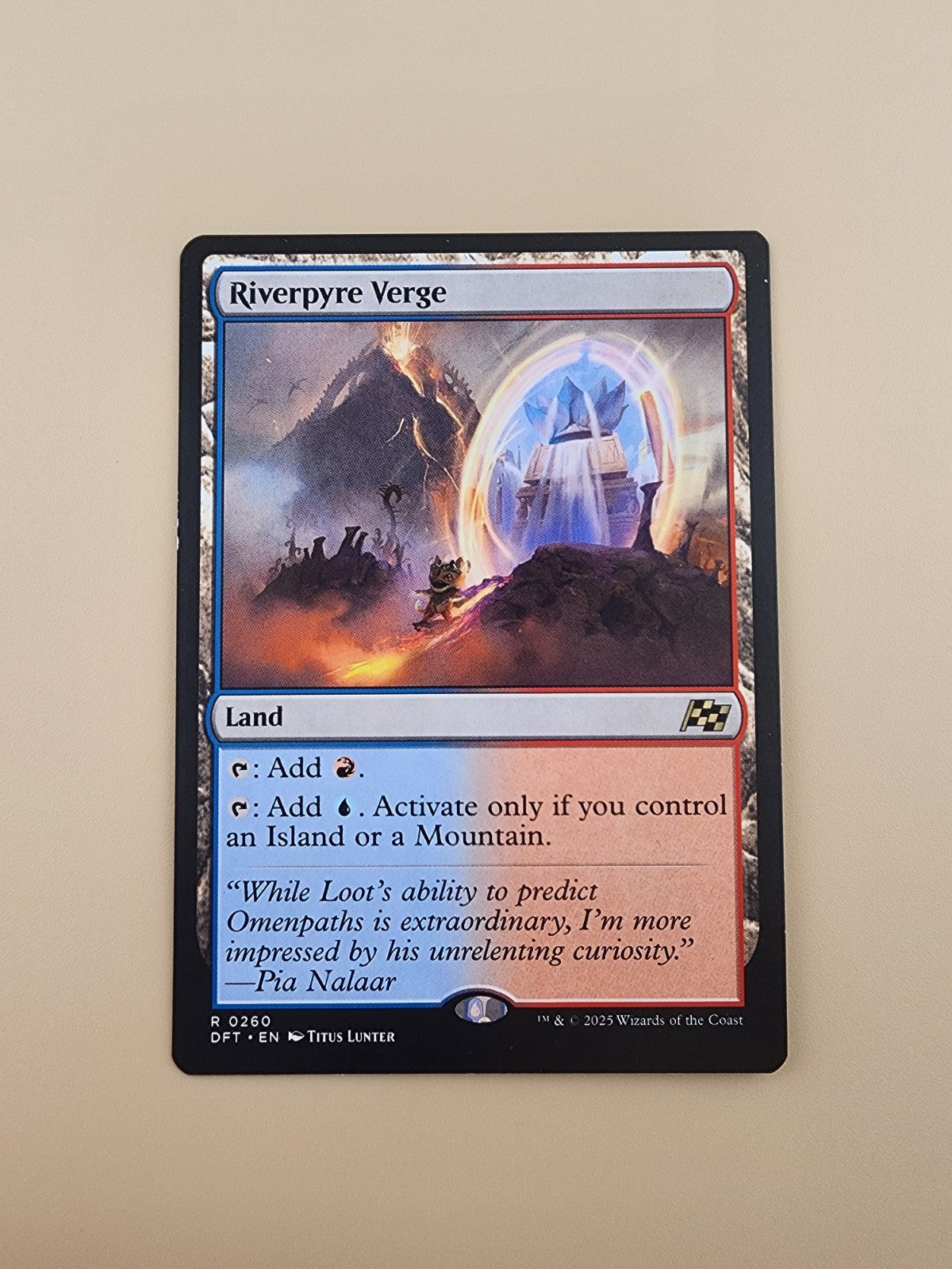 MTG Riverpyre Verge DFT 0260 R NM Regular