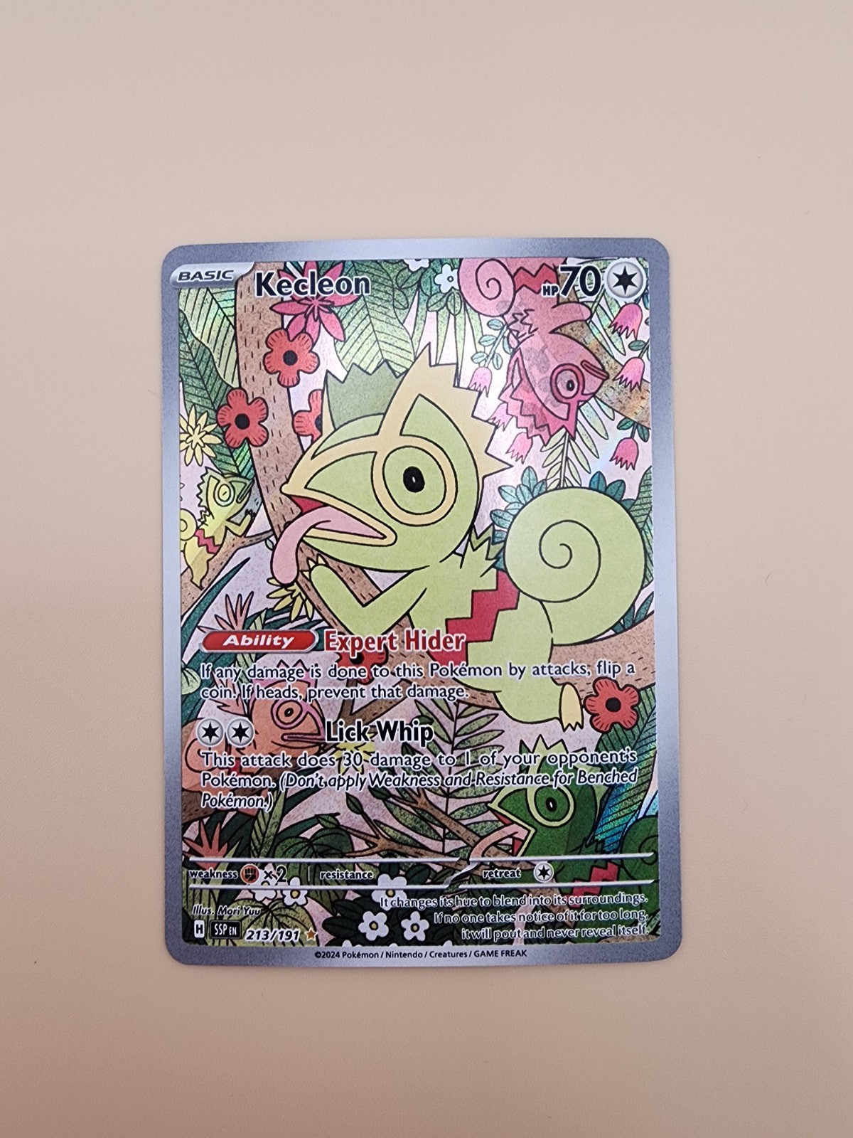Kecleon 213/191 Sv08: Surging Sparks Holo