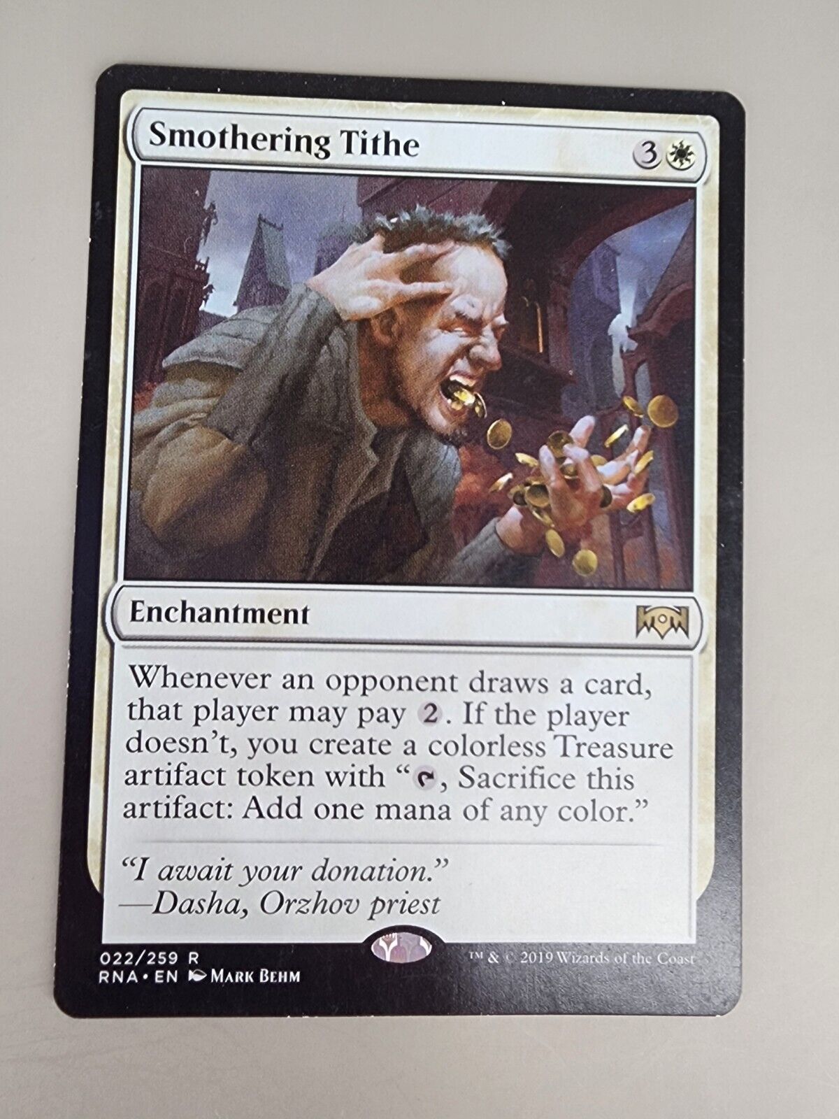 MTG Smothering Tithe Ravnica Allegiance 022/259 Regular Rare