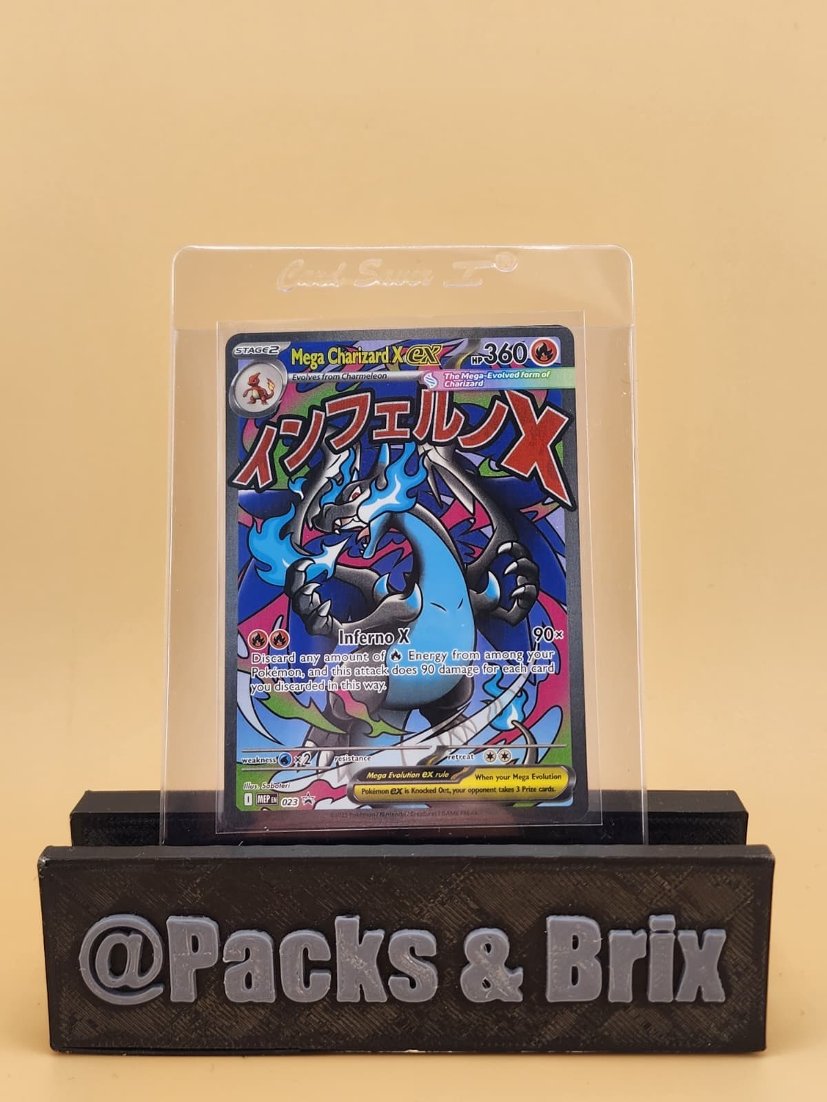 Mega Charizard X ex 023 Me: Mega Evolution Promo Holo Near Mint NM