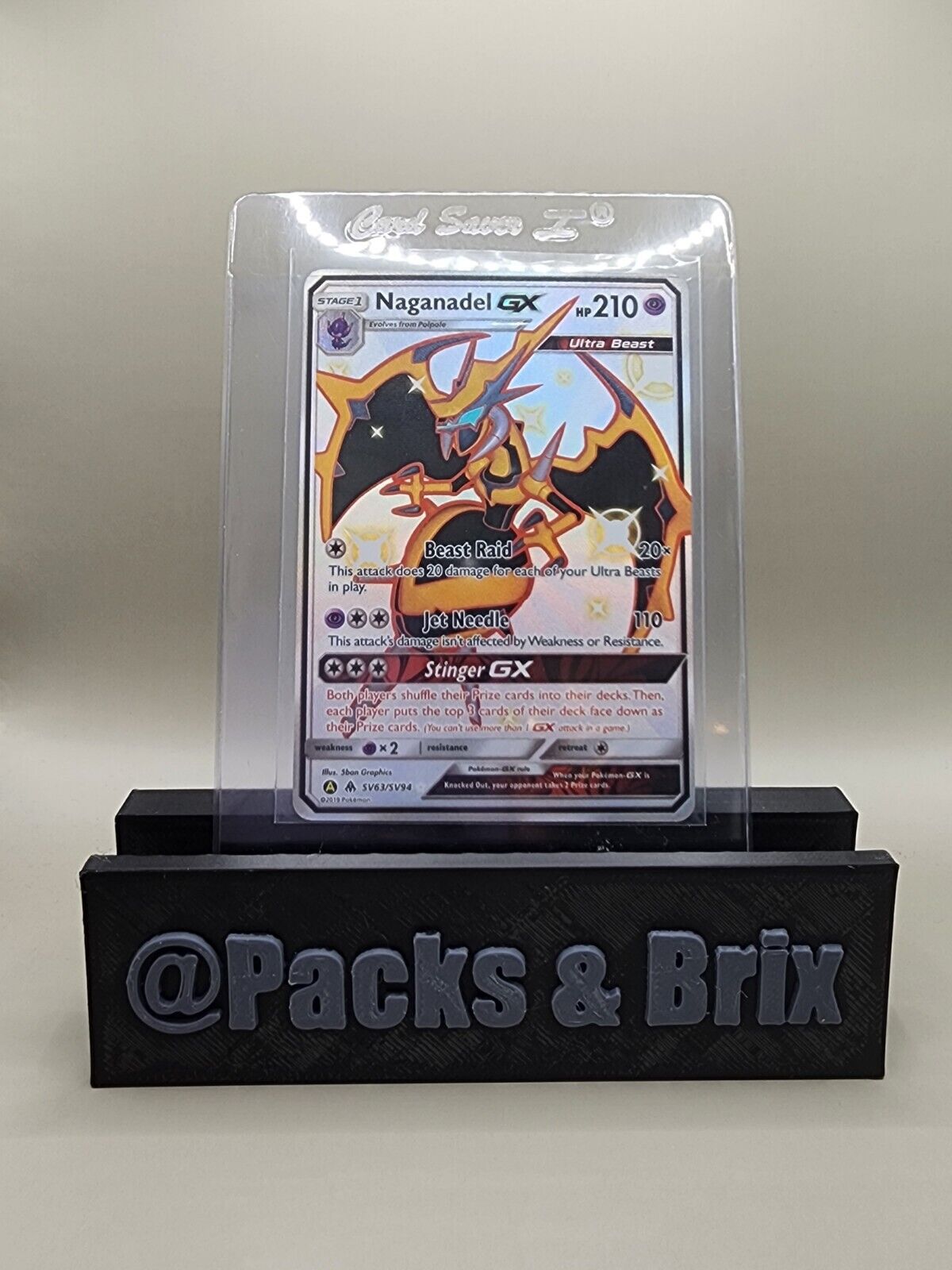 Naganadel GX SV63/SV94 Hidden Fates: Shiny Vault Holo