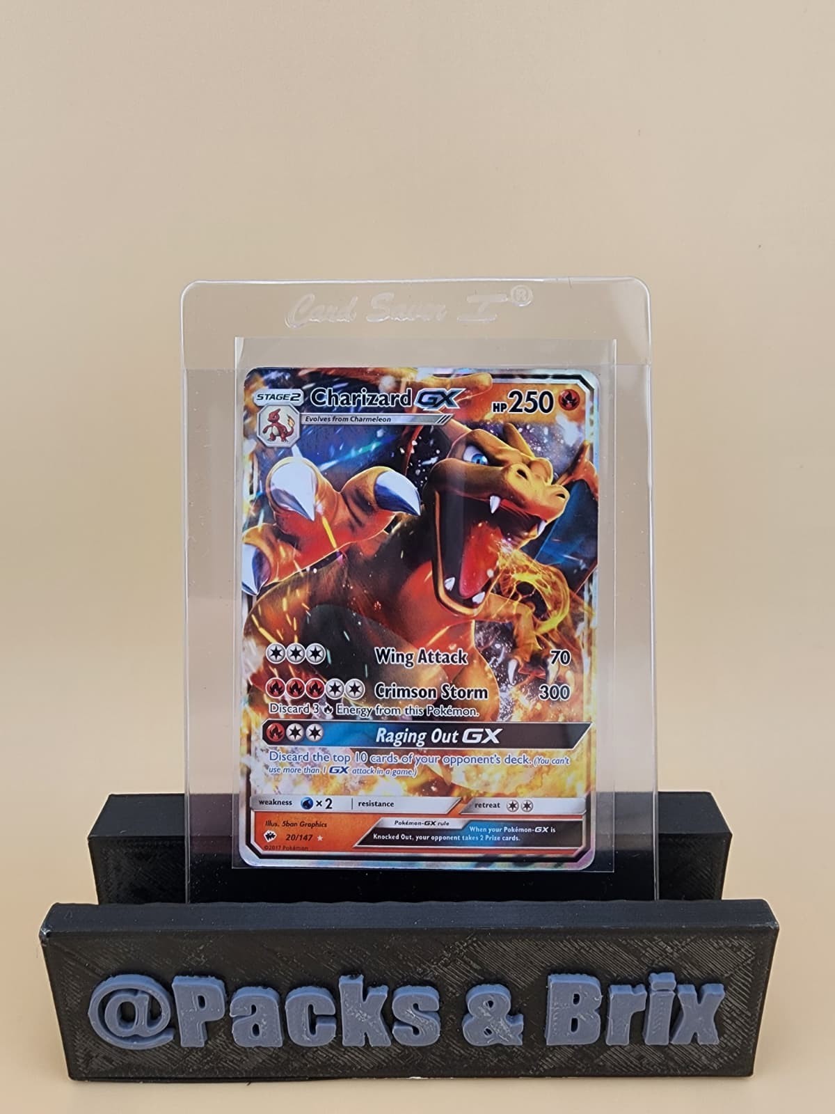 Charizard GX 20/147 Sm-Burning Shadows Holo Lightly Played (LP)