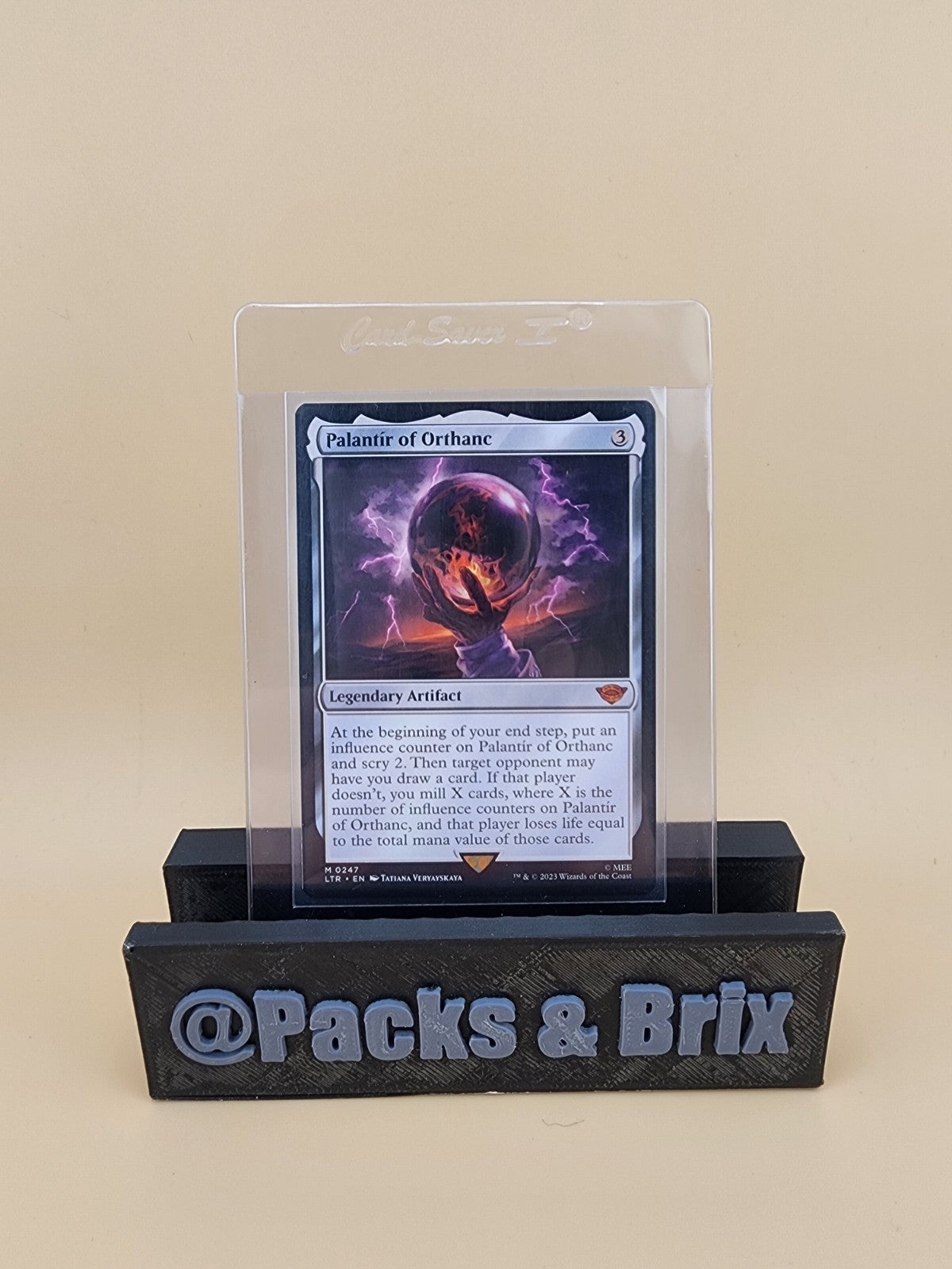 Palantir of Orthanc Lord of the Rings MTG Magic the Gathering LOTR Mythic 247 NM