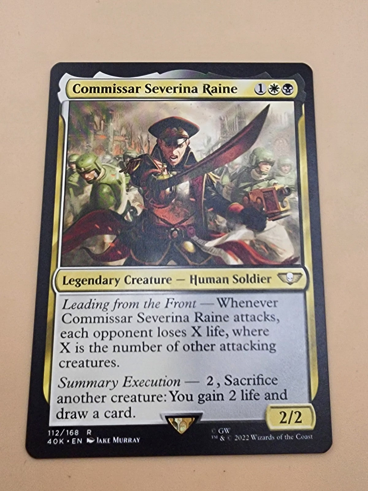 Commissar Severina Raine Universes Beyond: Warhammer 40000 Regular