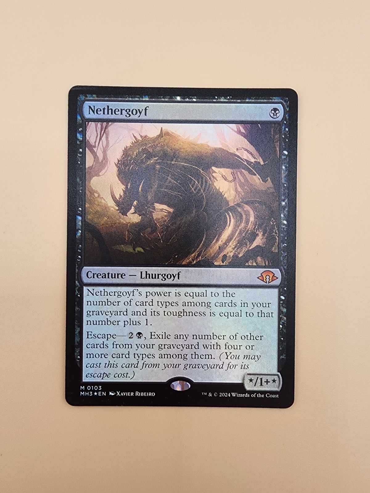 MTG Nethergoyf #0103 Mythic Modern Horizons 3 (MH3) Magic NM