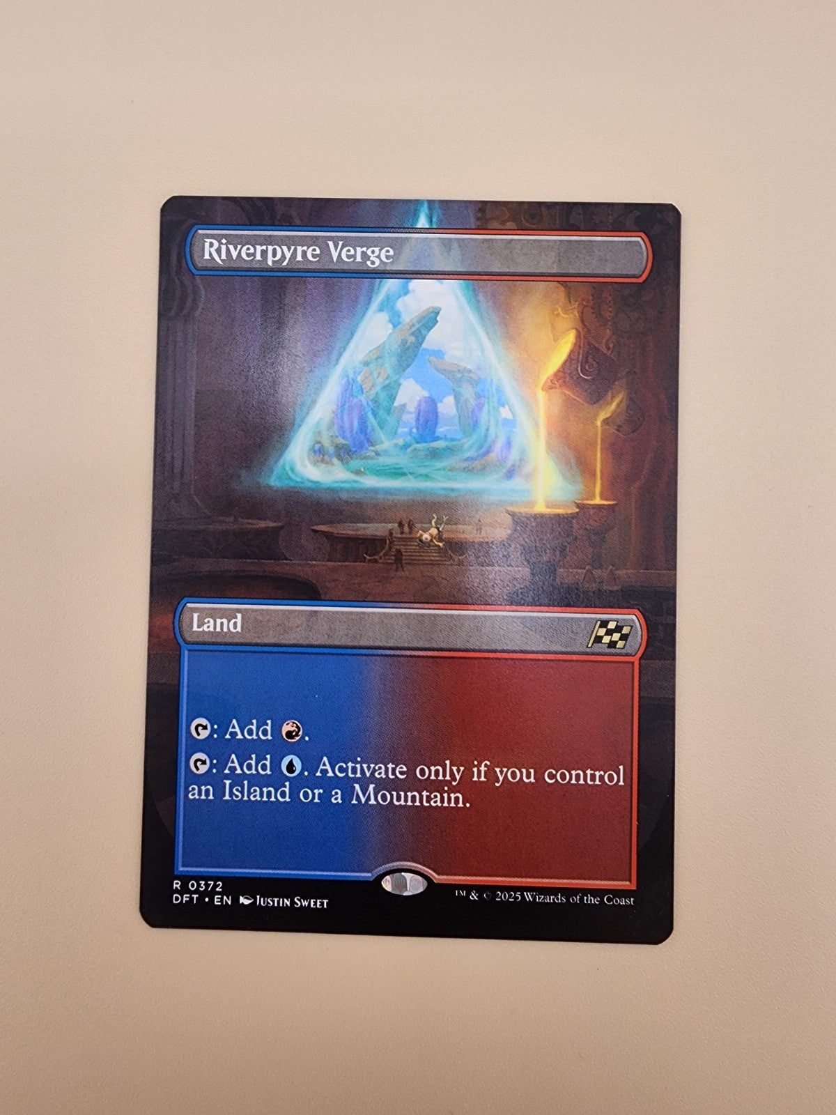MTG Riverpyre Verge - Borderless, NM, Normal, Aetherdrift