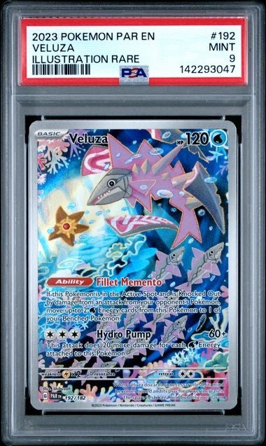 VELUZA PSA 9 MINT 2023 #192 ILLISTRATION RARE PAR EN