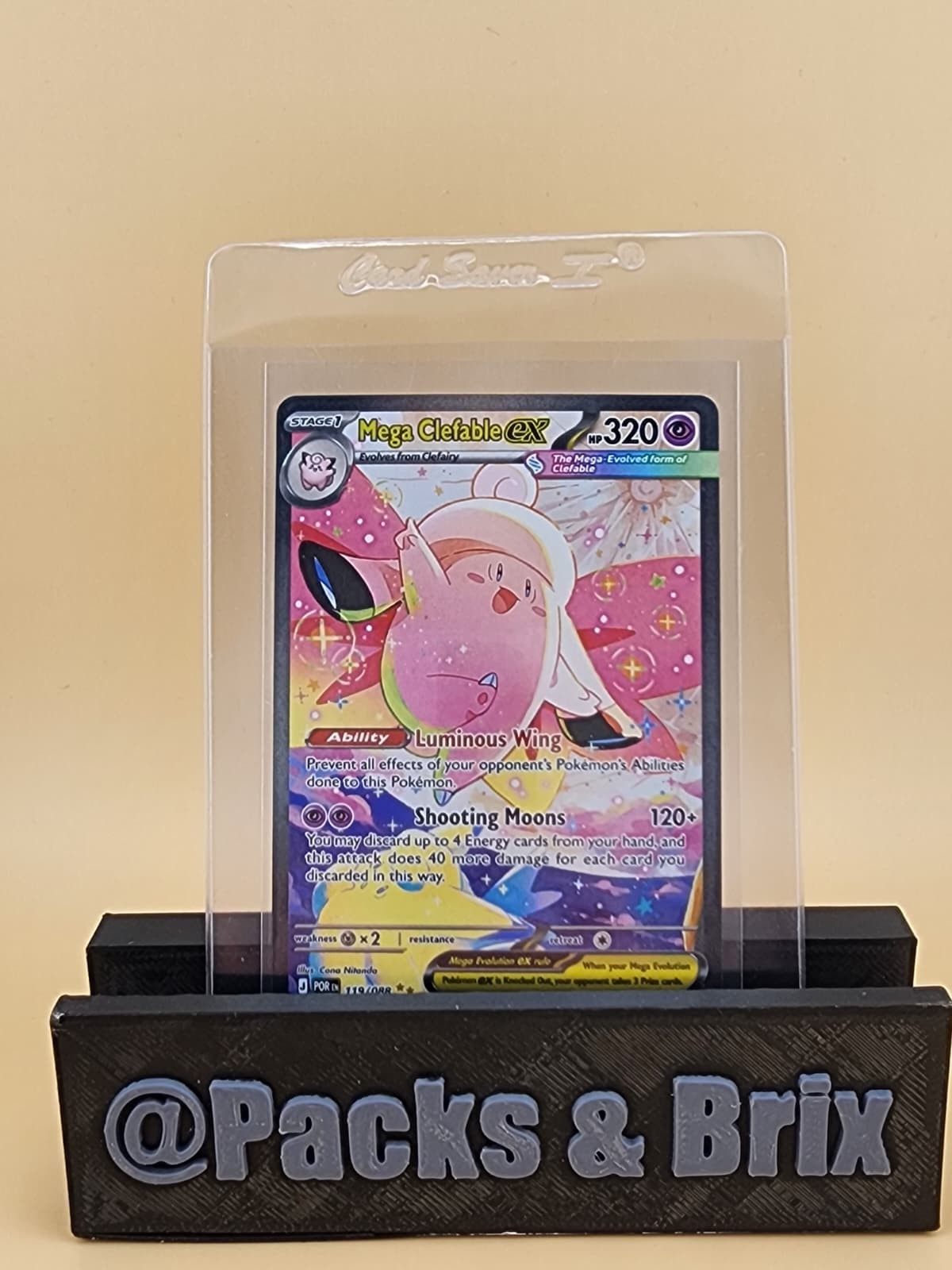 Mega Clefable ex 119/088 Me03: Perfect Order Holo Near Mint (NM)