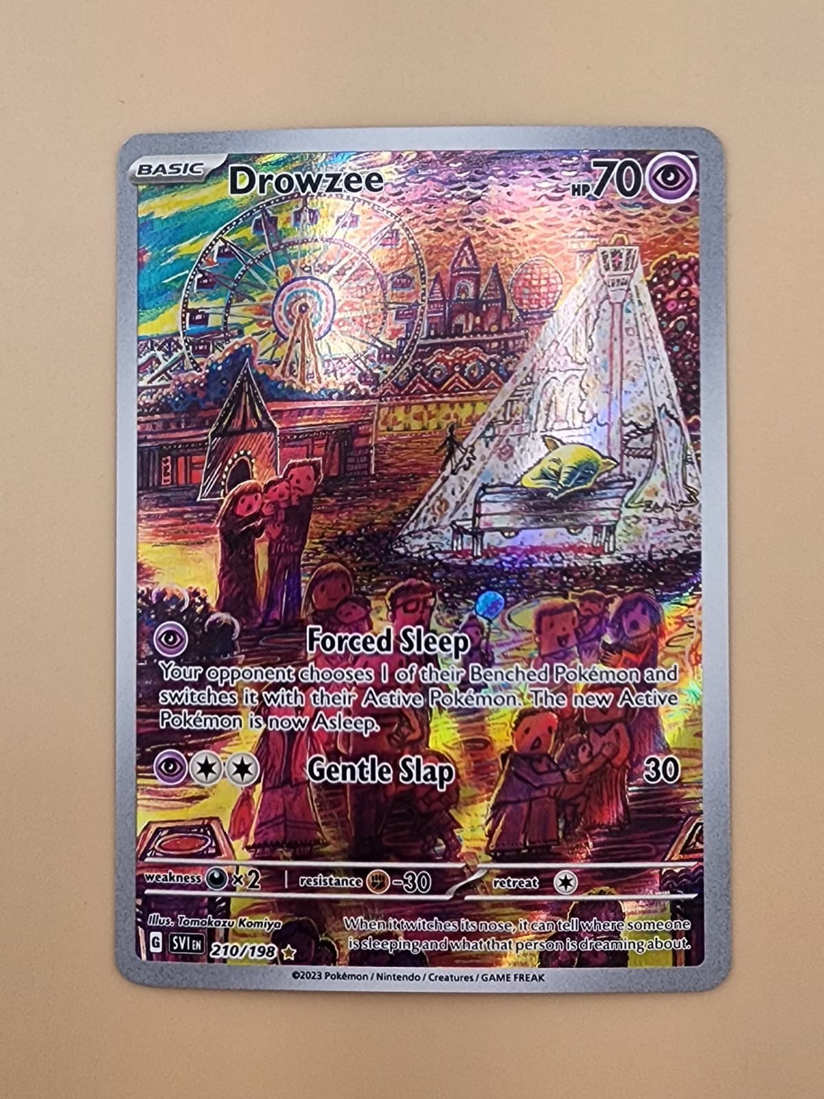 Drowzee 210/198 SV01: Scarlet & Violet Base Set Holo Near Mint (NM)