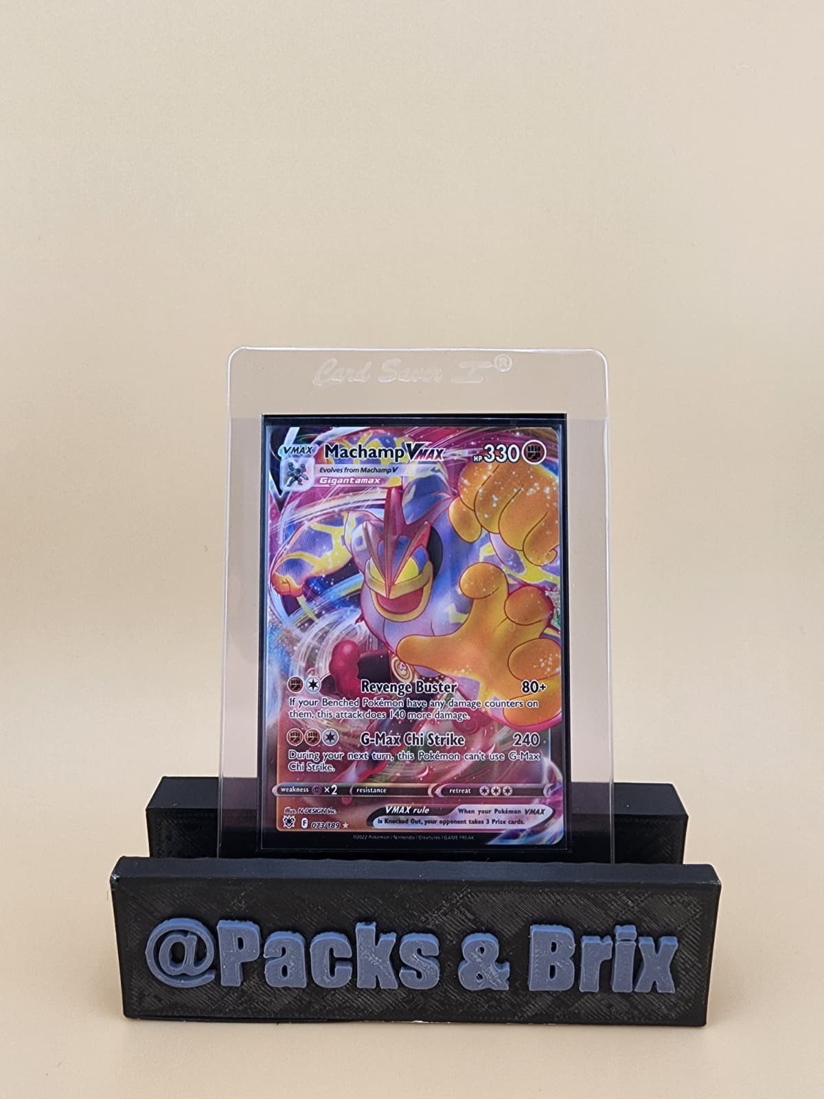 Machamp VMAX 073/189 Swsh10: Astral Radiance Holo Near Mint (NM)
