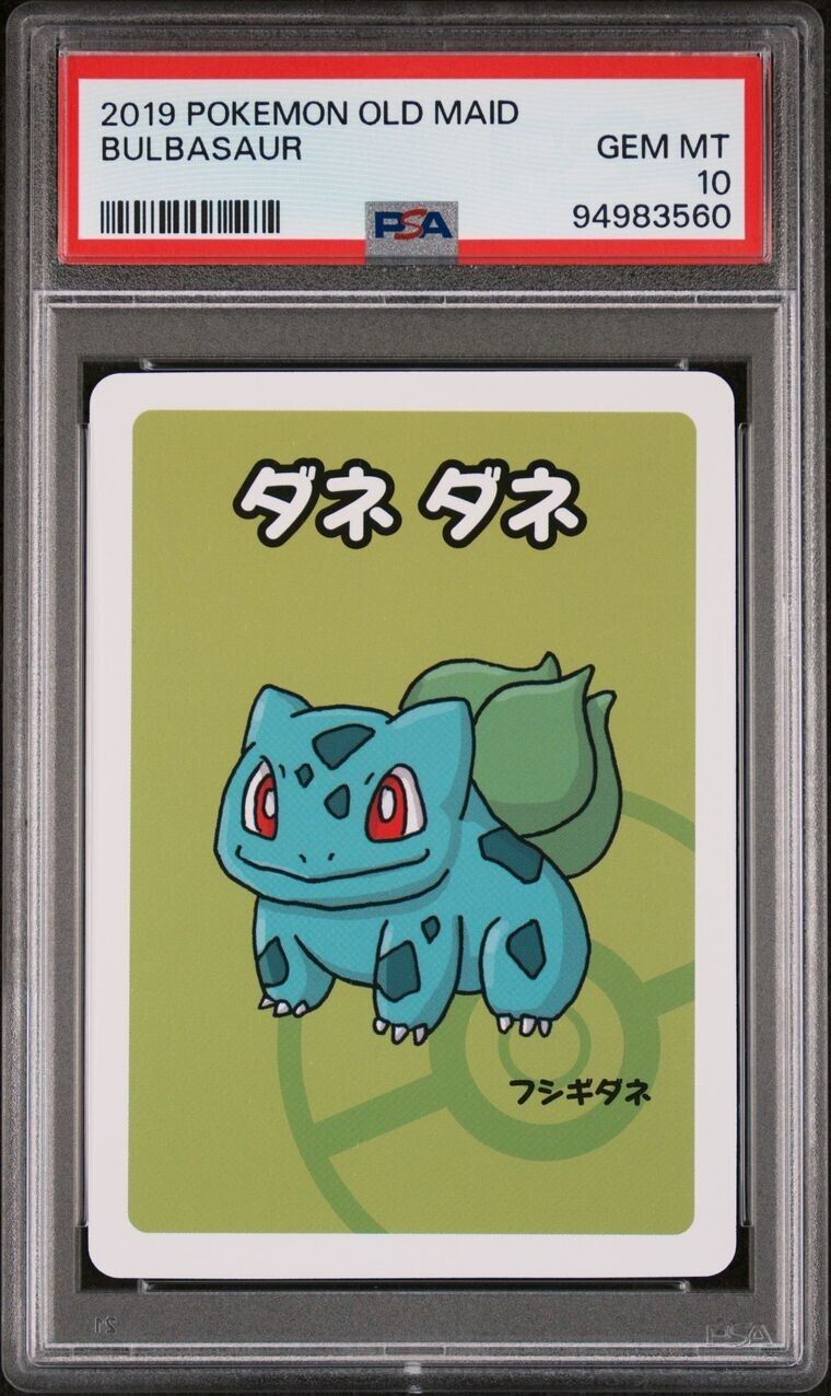 PSA MINT 10 Bulbasaur Pokemon Old Maid Baba Nuki base set 2019