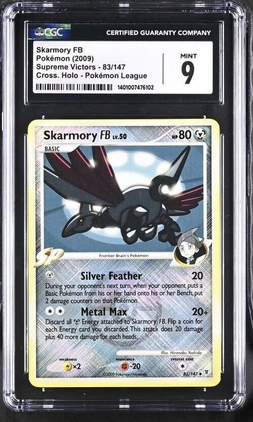 Pokemon Skarmory FB 2009 Supreme Victors 83/147 Cross holo Pokemon League