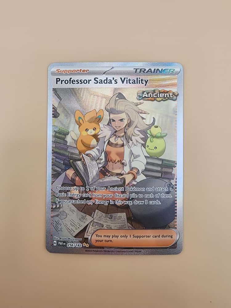 Professor Sada's Vitality 256/182 Sv04: Paradox Rift Holo Near Mint (NM)