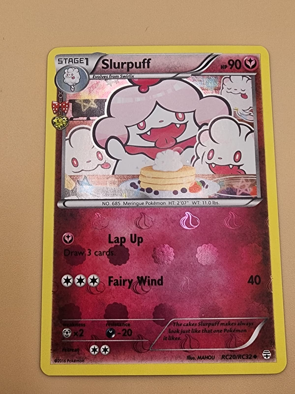 Slurpuff RC20-32 Generations: Radiant Collection Holo Near Mint NM