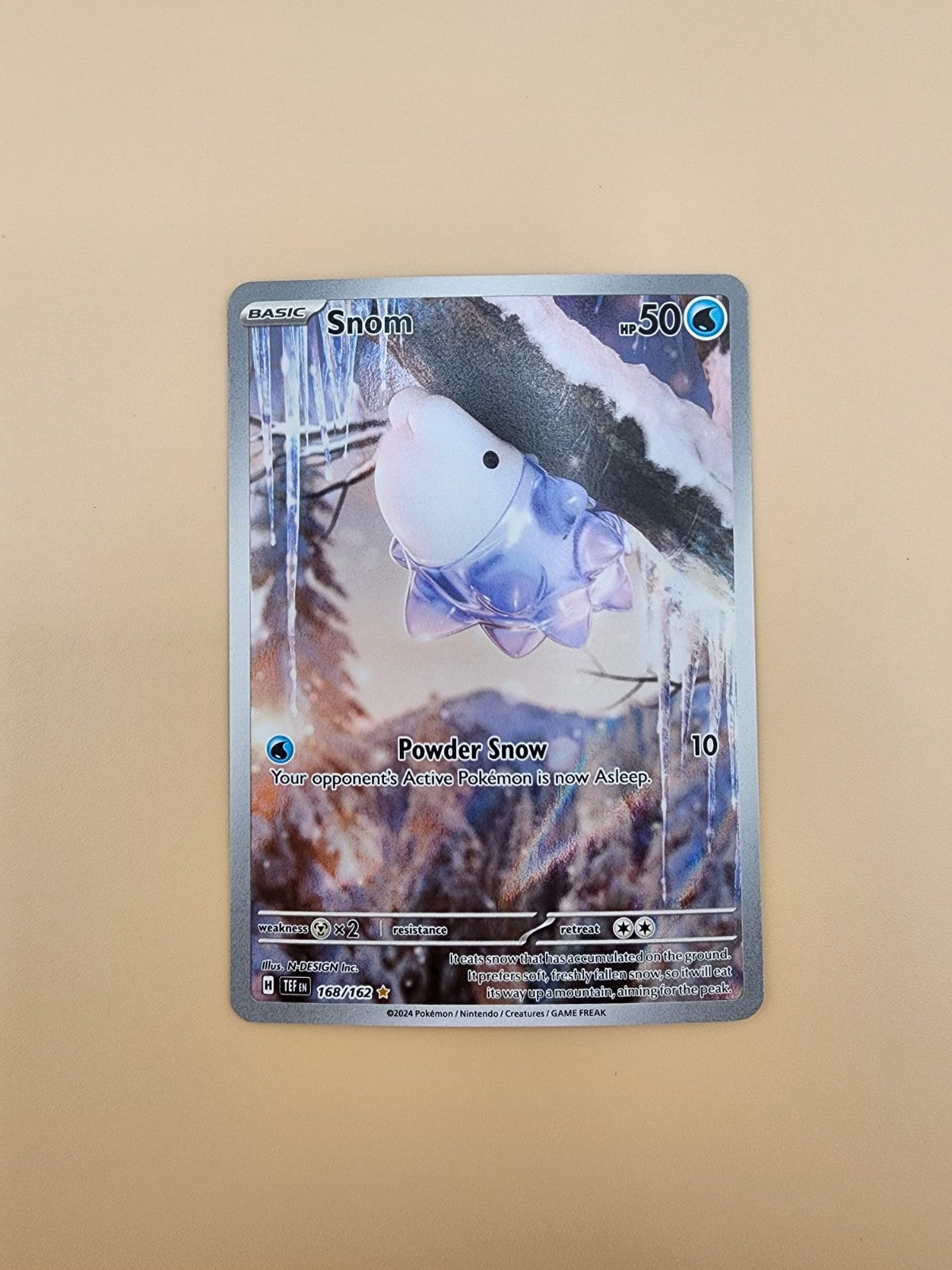 Snom 168/162 SV05: Temporal Forces Holo Near Mint (NM)