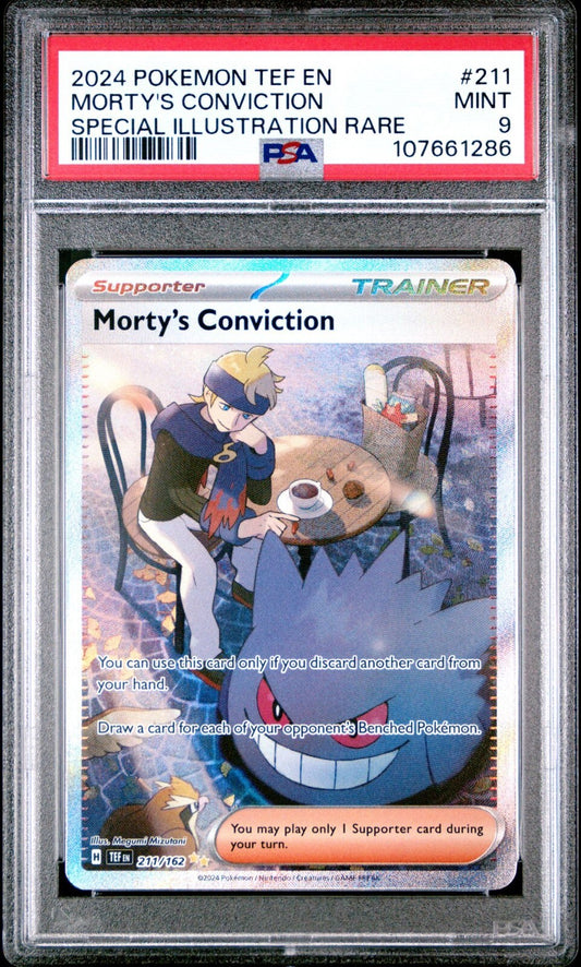 #211 MORTY'S CONVICTION PSA 9