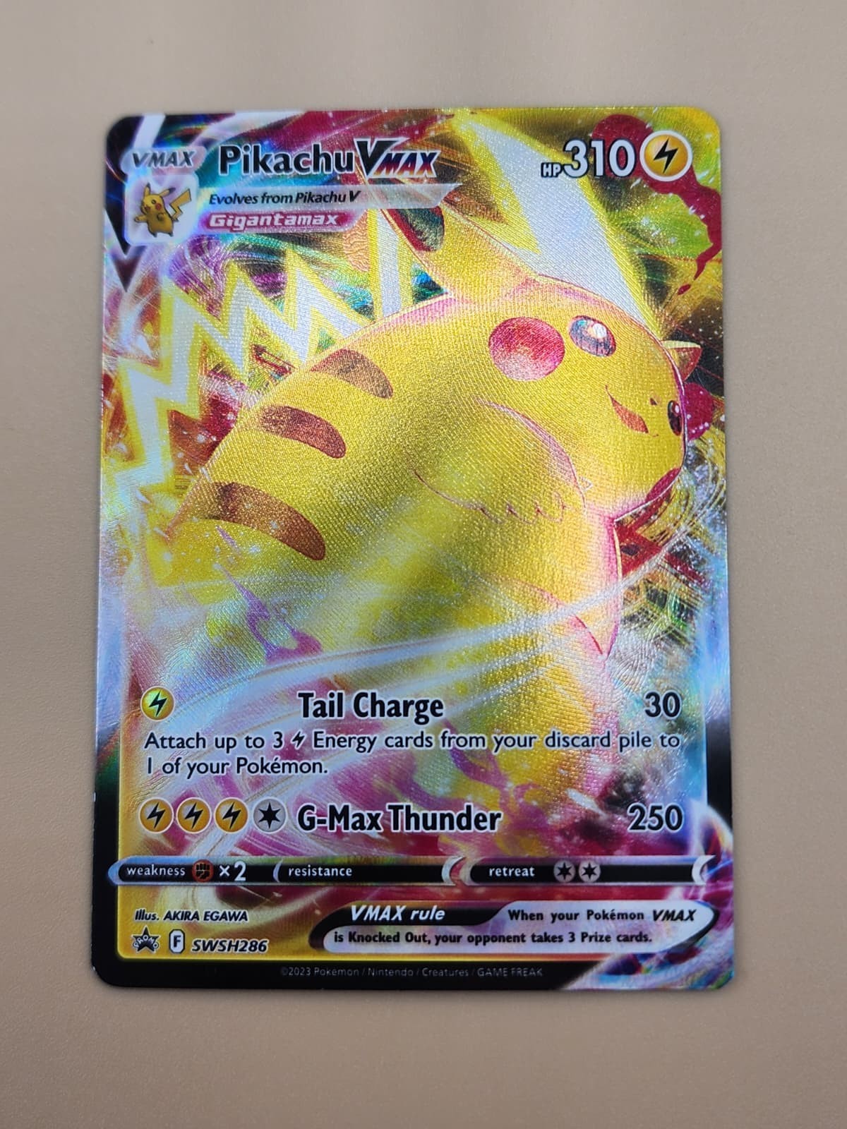 Pikachu VMAX SWSH286 SWSH: Sword & Shield Promo Cards Holo Lightly PLayed (LP)