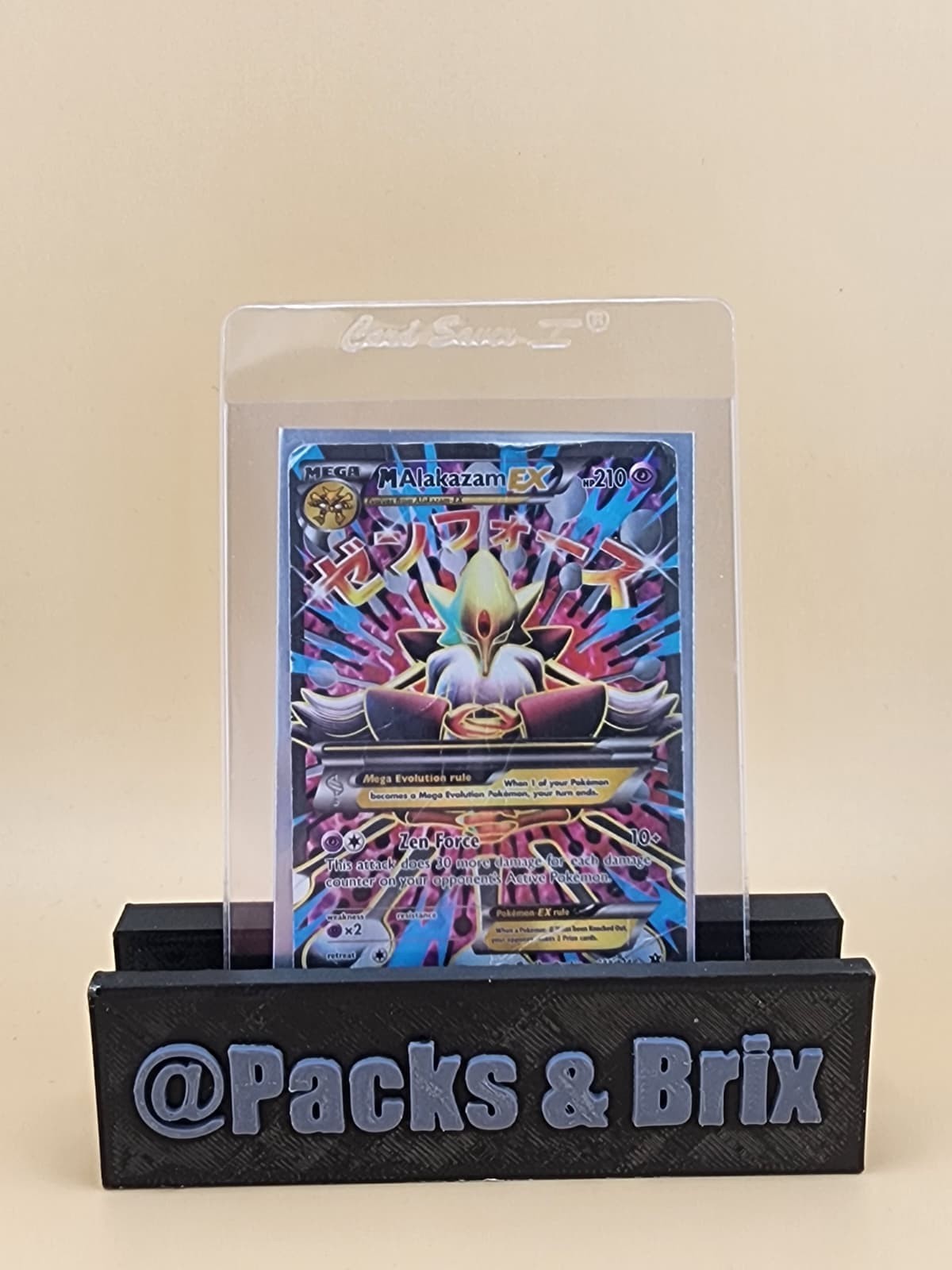 M Alakazam EX FULL ART 118/124 XY FATES COLLIDE Damage Heavily Played (HP)