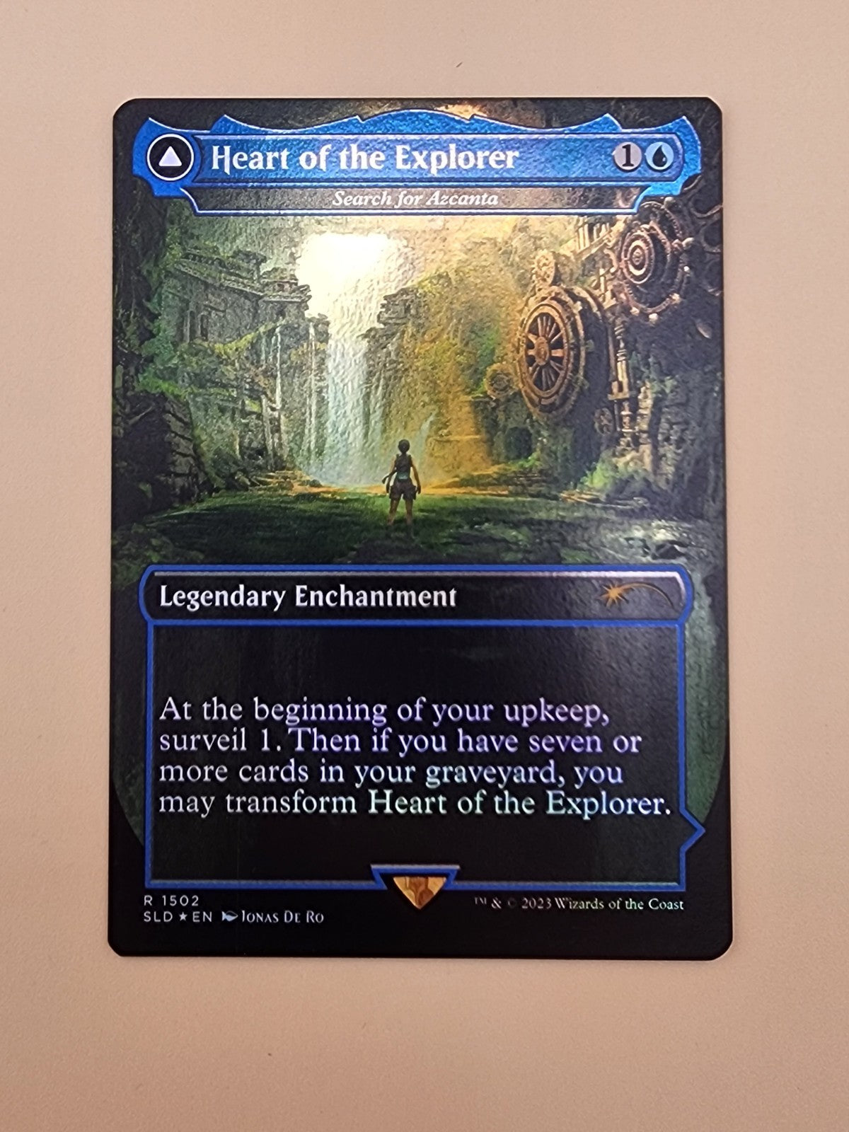 Heart of the Explorer - Search for Azcanta Secret Lair Drop Foil Near Mint NM