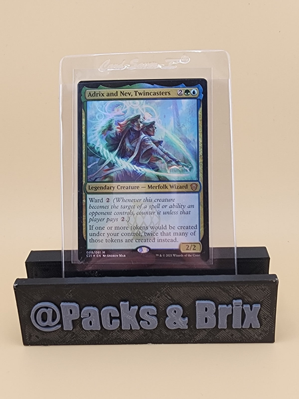 Adrix and Nev, Twincasters Commander 2021 Foil NM