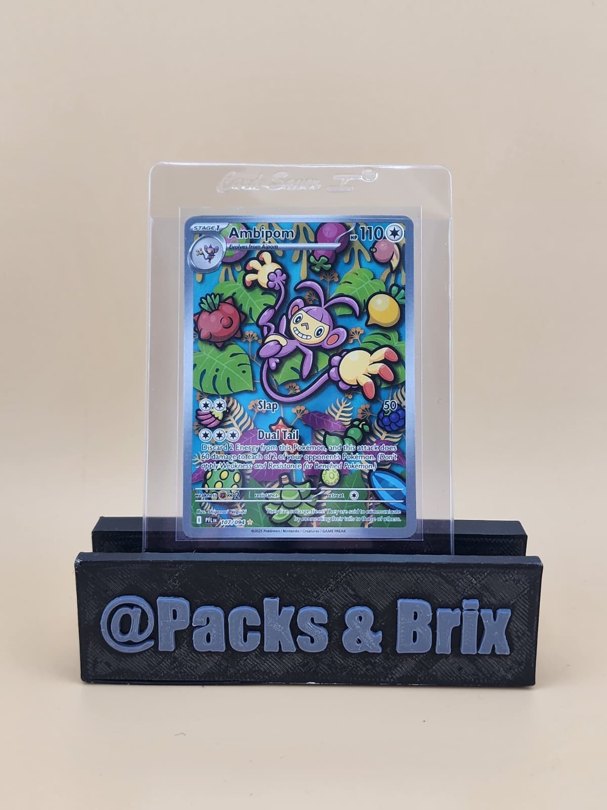 Ambipom 107/094 Me02: Phantasmal Flames Holo Near Mint NM