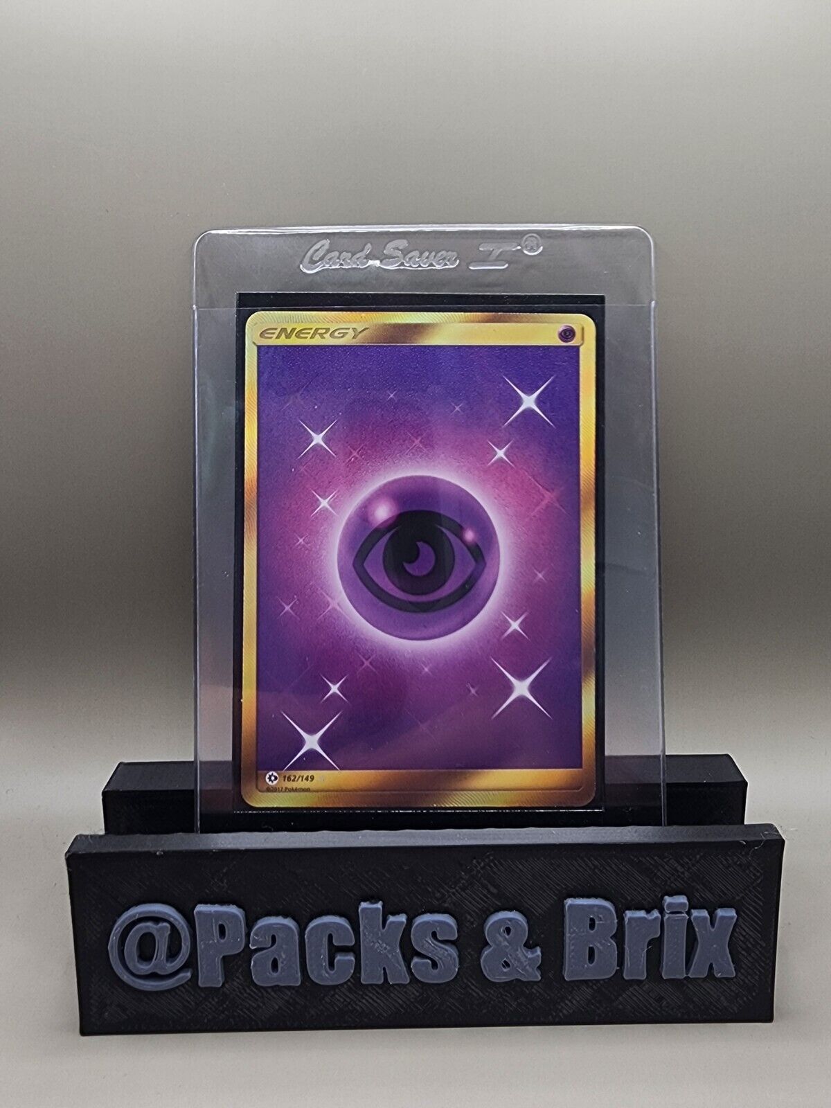 Pokémon TCG Psychic Energy Sun & Moon 162/149 Holo Secret Rare