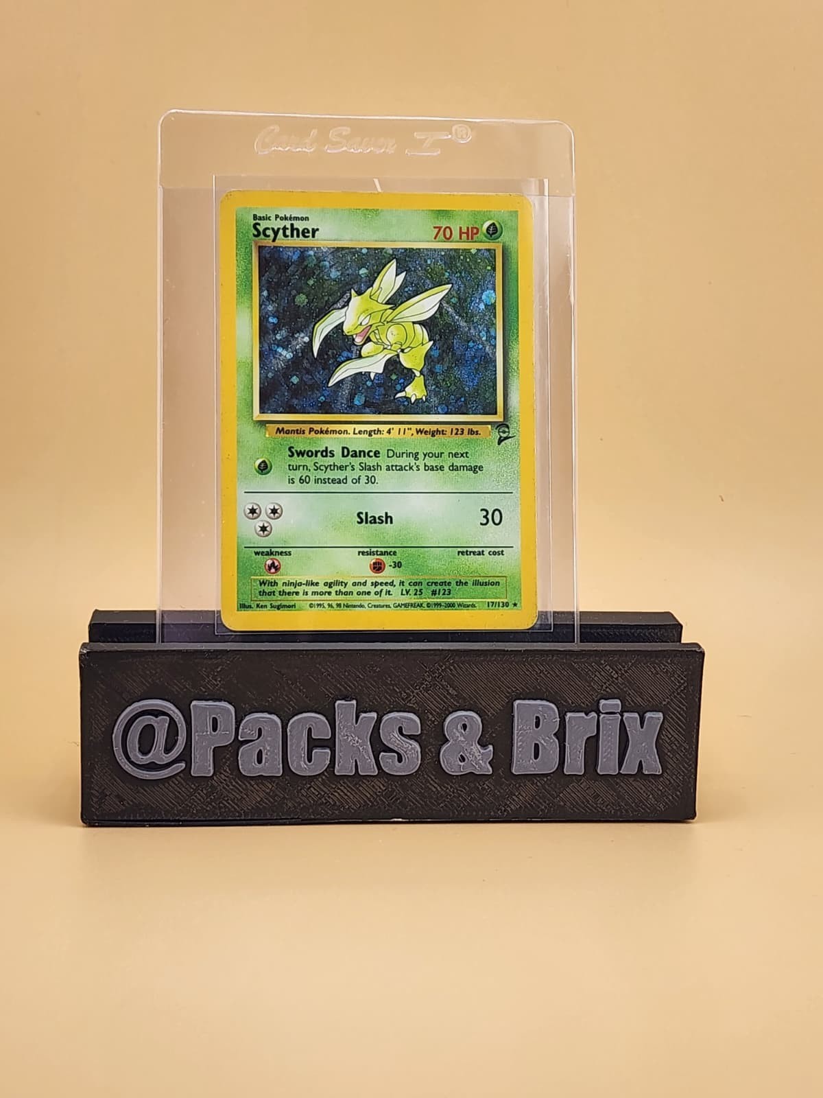 Scyther 017/130 Base Set 2 Holo Near Mint NM