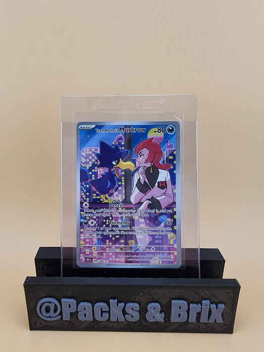 Team Rocket's Murkrow 200/182 Sv10: Destined Rivals Holo Near Mint (NM)