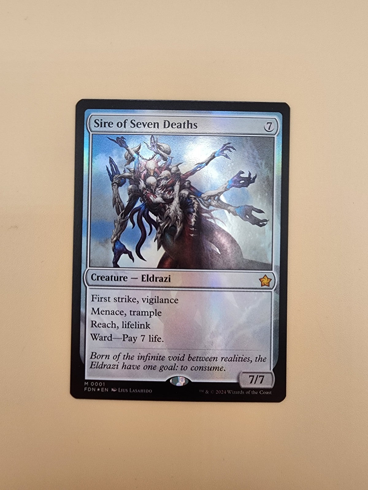 Sire of Seven Deaths Foil [FDN - 1] (NM) 