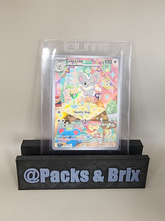 Pokemon TCG S&V Temporal Forces Cinccino 183/162 Holo Illustration Rare