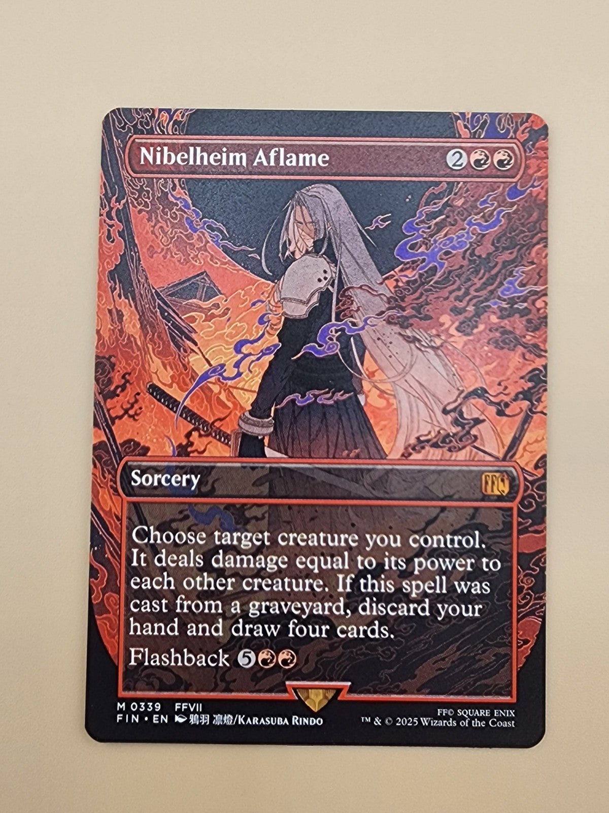 Nibelheim Aflame (Borderless) Final Fantasy Regular