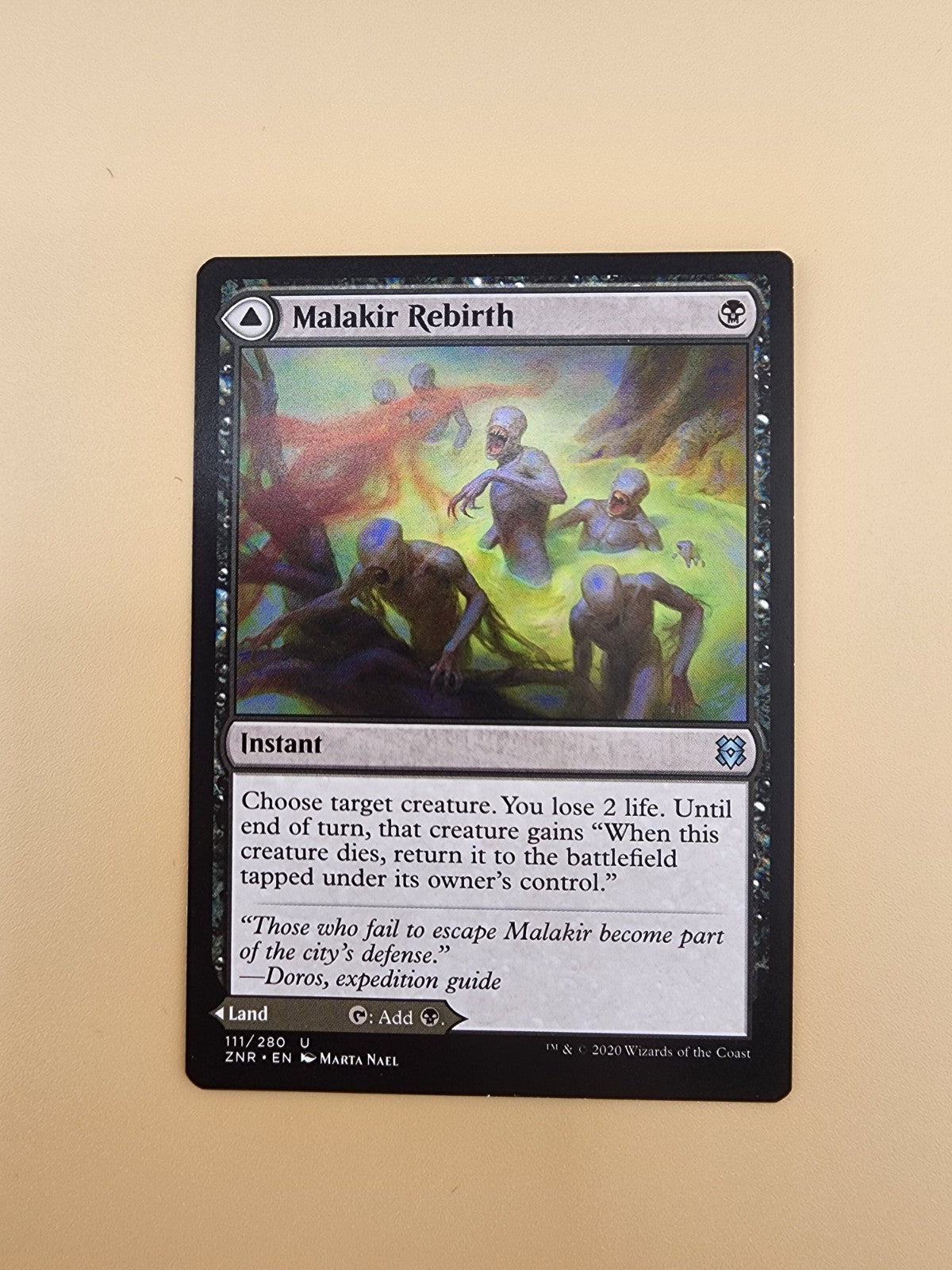 Magic the Gathering Malakir Rebirth (111/496) Zendikar Rising NM MTG