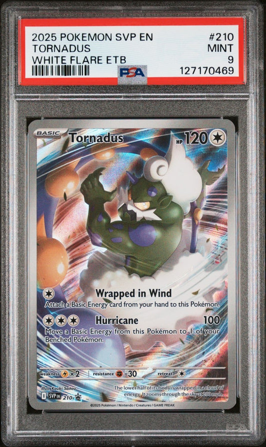 Tornadus 210 Sv: Scarlet & Violet Promo Cards Holo PSA 9