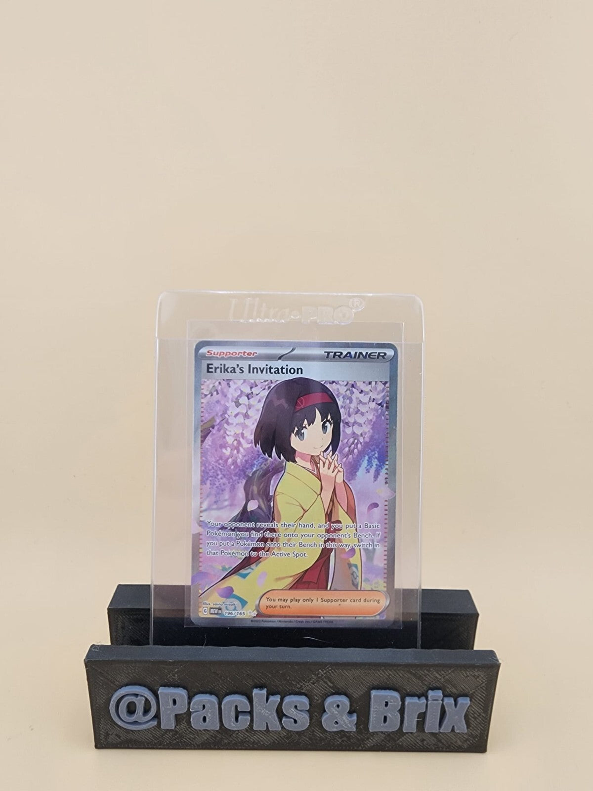 Erika's Invitation 196/165 Sv2a: Pokemon Card 151 Holo 
