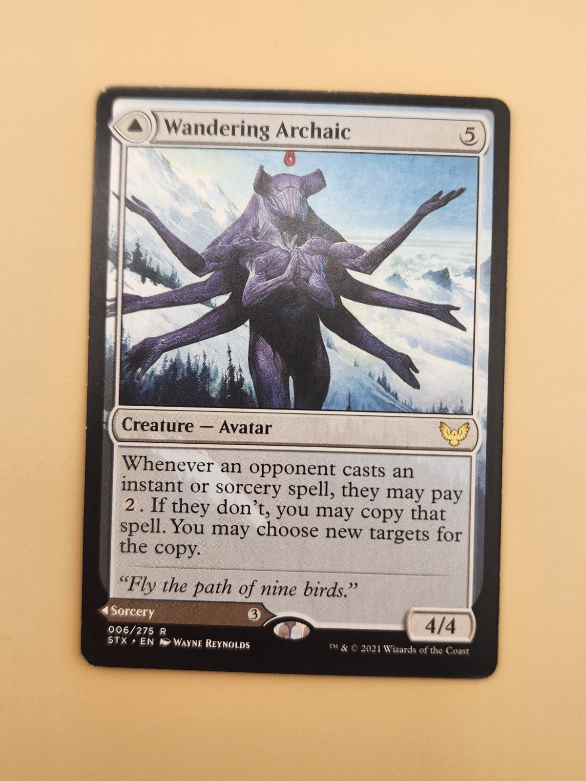 Wandering Archaic Strixhaven: School of Mages Regular Near Mint NM