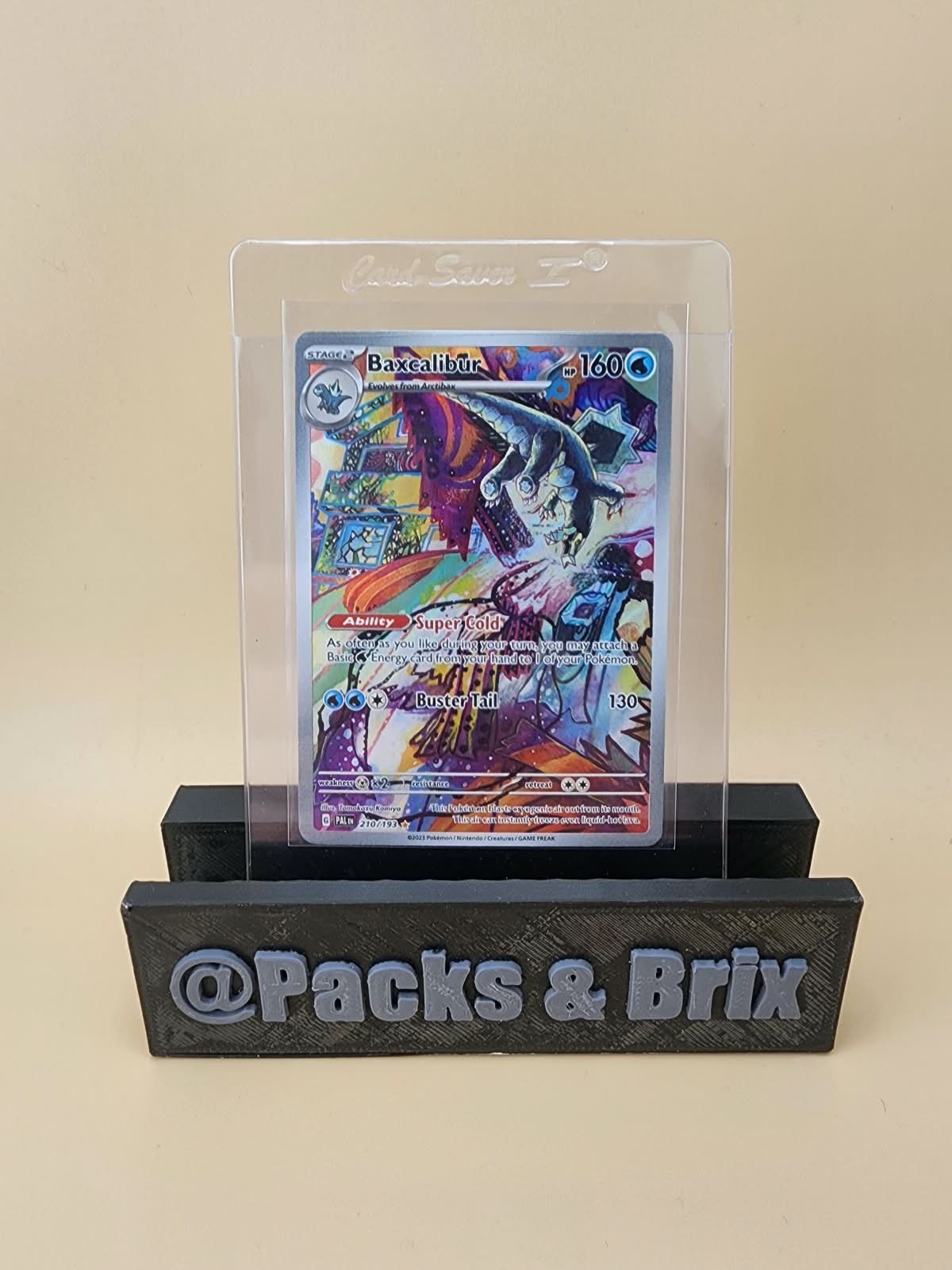 Baxcalibur 210/193 Sv02: Paldea Evolved Holo Near MInt NM