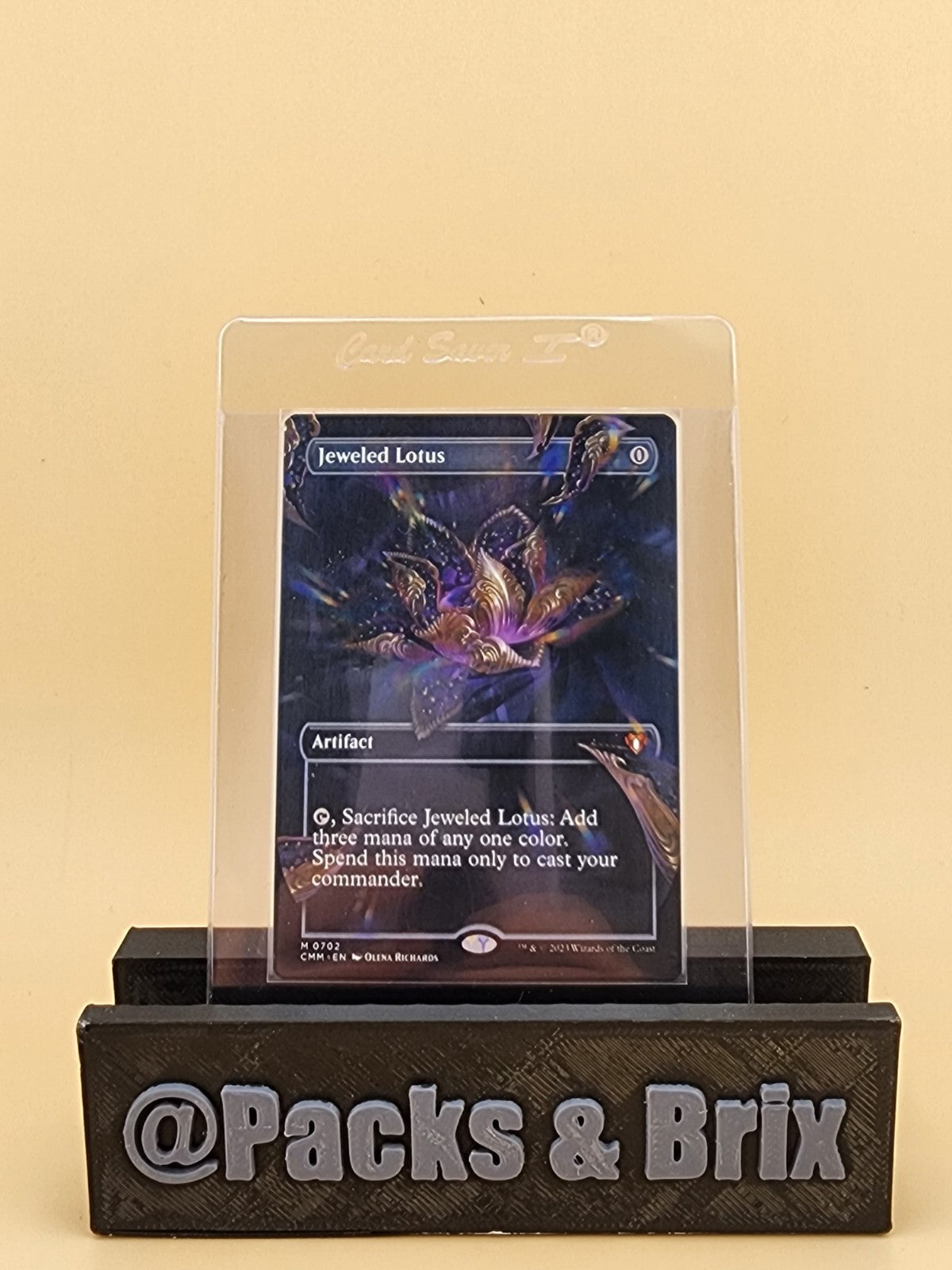 Jeweled Lotus (Borderless) Commander Masters Regular Near Mint NM