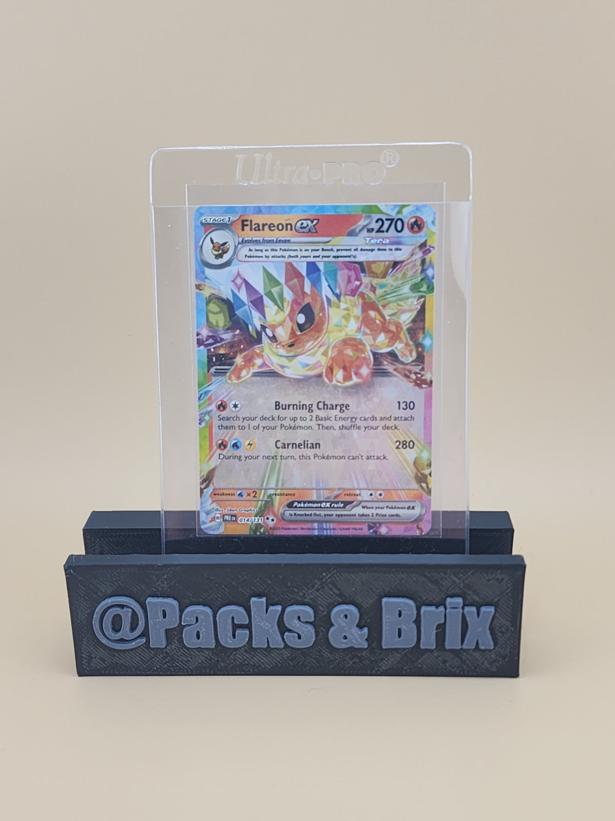 3-Flareon ex 014/131 Prismatic Evolutions Holo
