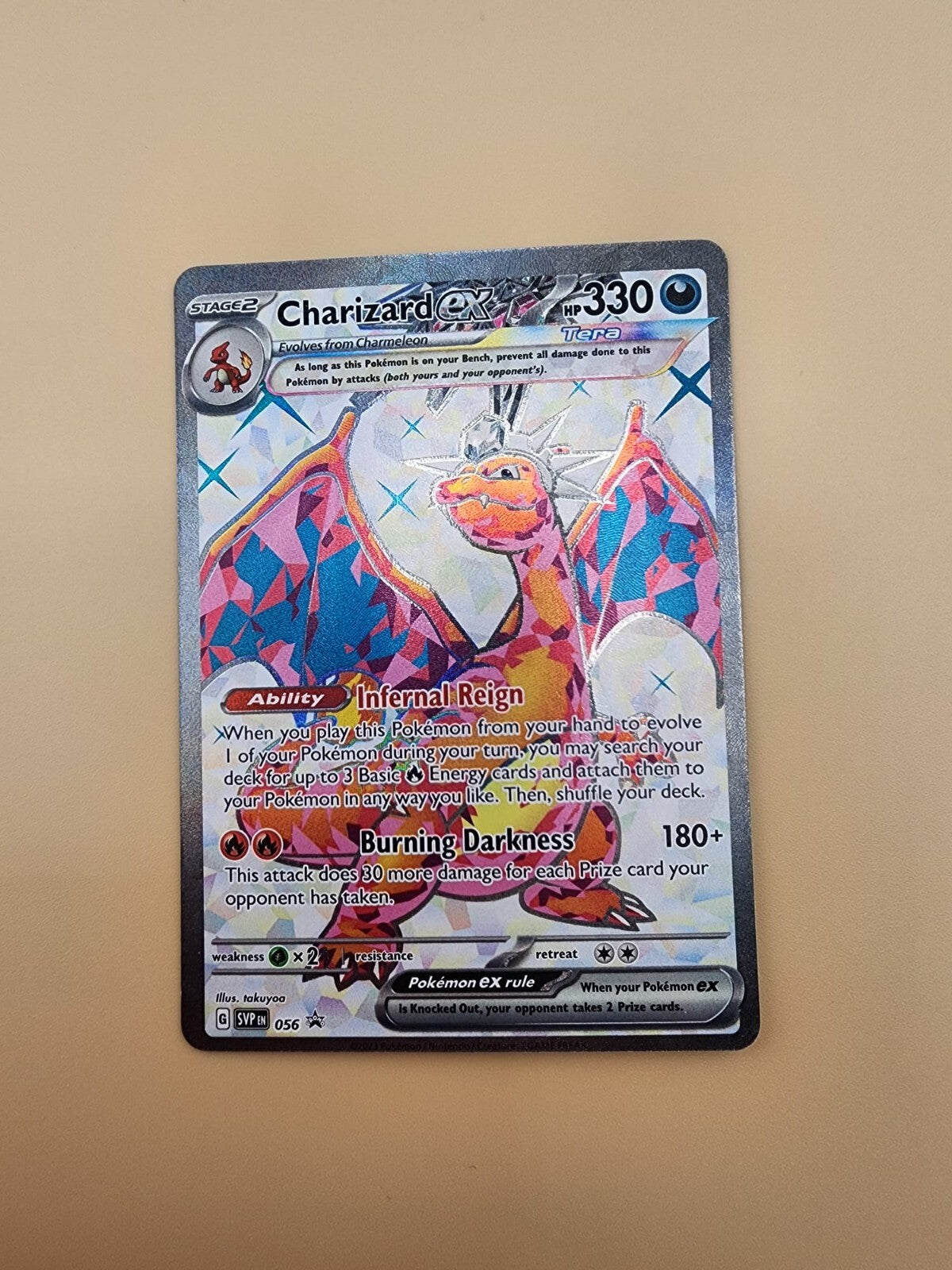 Charizard ex 056 Sv: Scarlet & Violet Promo Cards Holo Near Mint (NM)