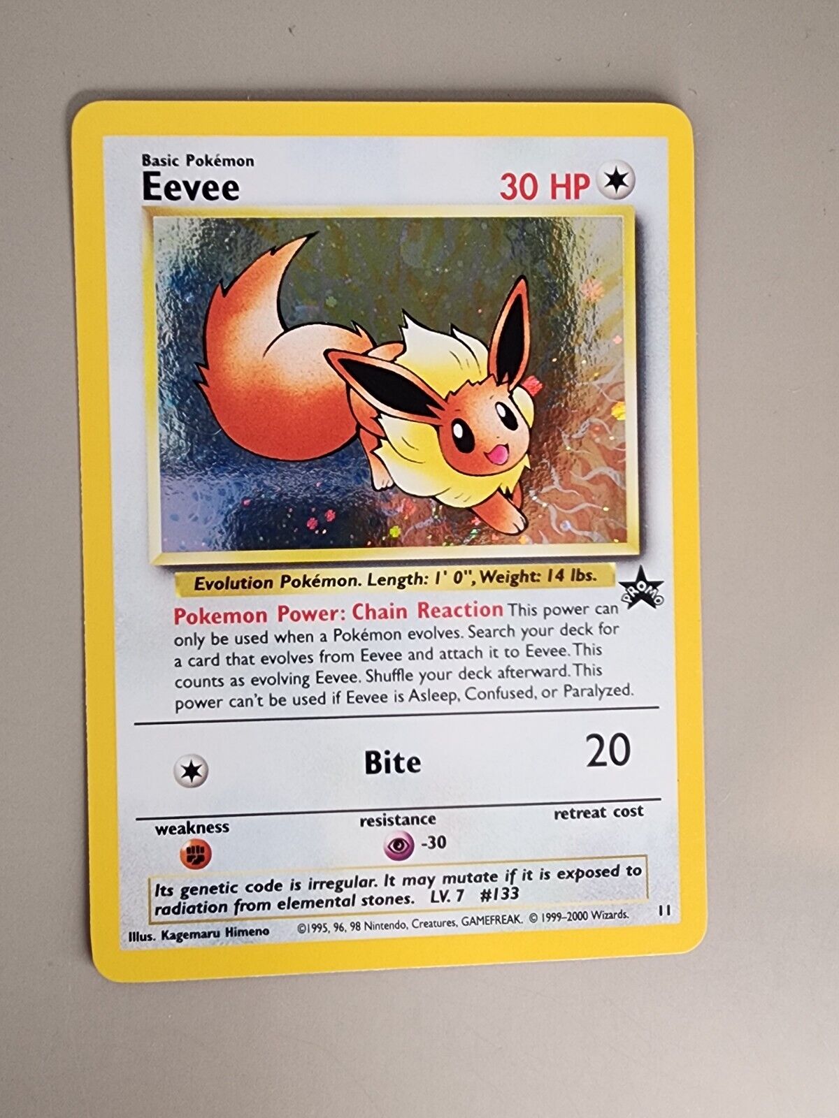 Eevee 11/53 Wotc Promo Holo LP