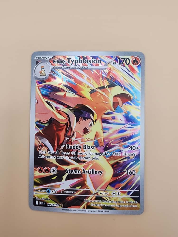 Ethan's Typhlosion 190/182 Sv10: Destined Rivals Holo Lightly Played (LP)
