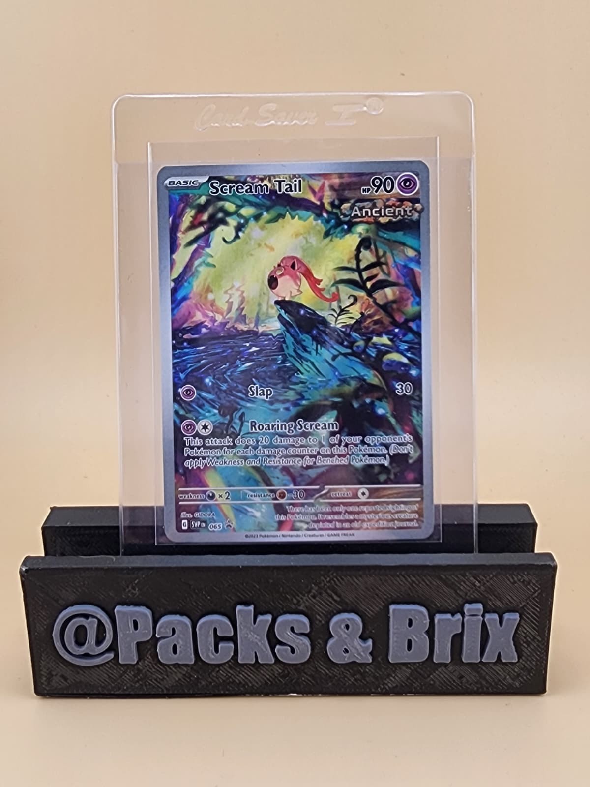 Scream Tail 065 Sv: Scarlet & Violet Promo Cards Holo Near Mint NM