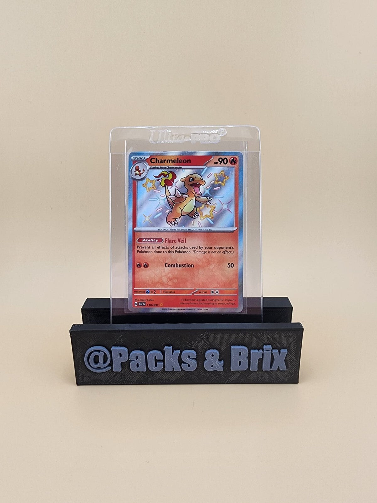 Charmeleon 110/091 Sv: Paldean Fates Holo Near Mint (NM)