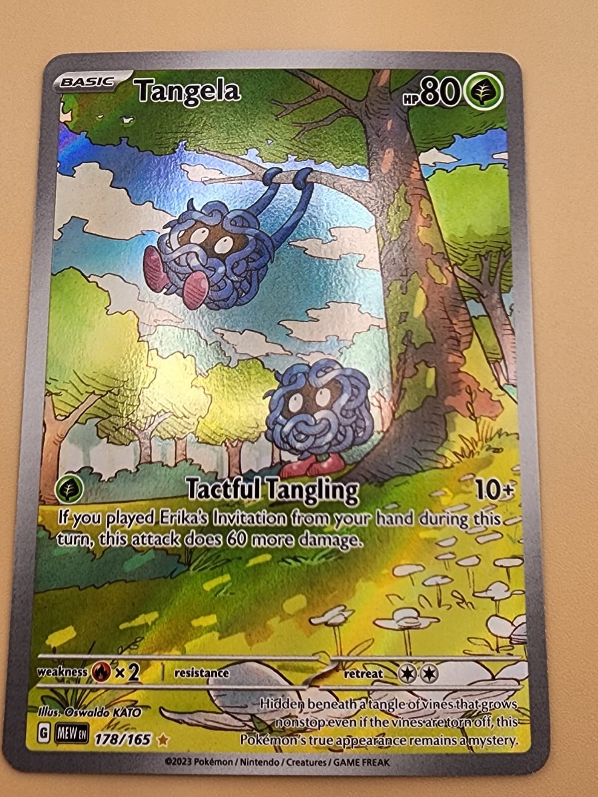 Tangela 178/165 Sv: Scarlet & Violet 151 Holo Near Mint (NM)
