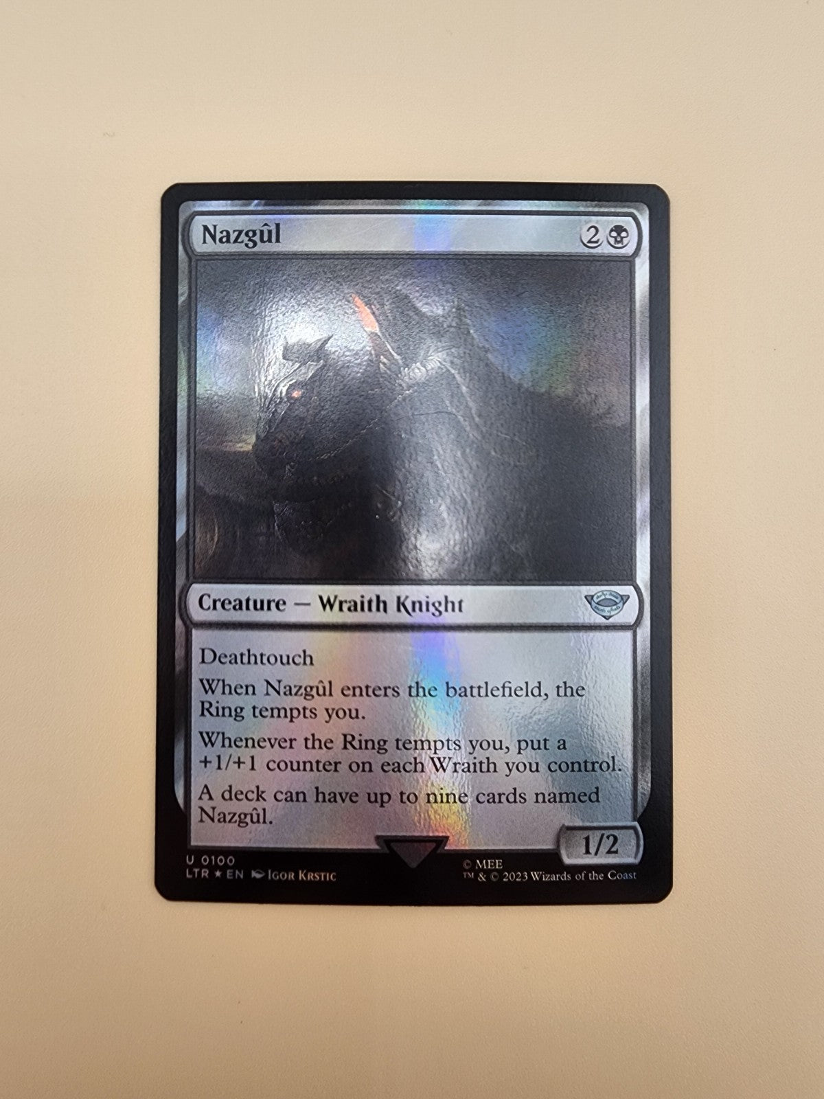 MTG Magic the Gathering FOIL Nazgul 0100 LTR LP