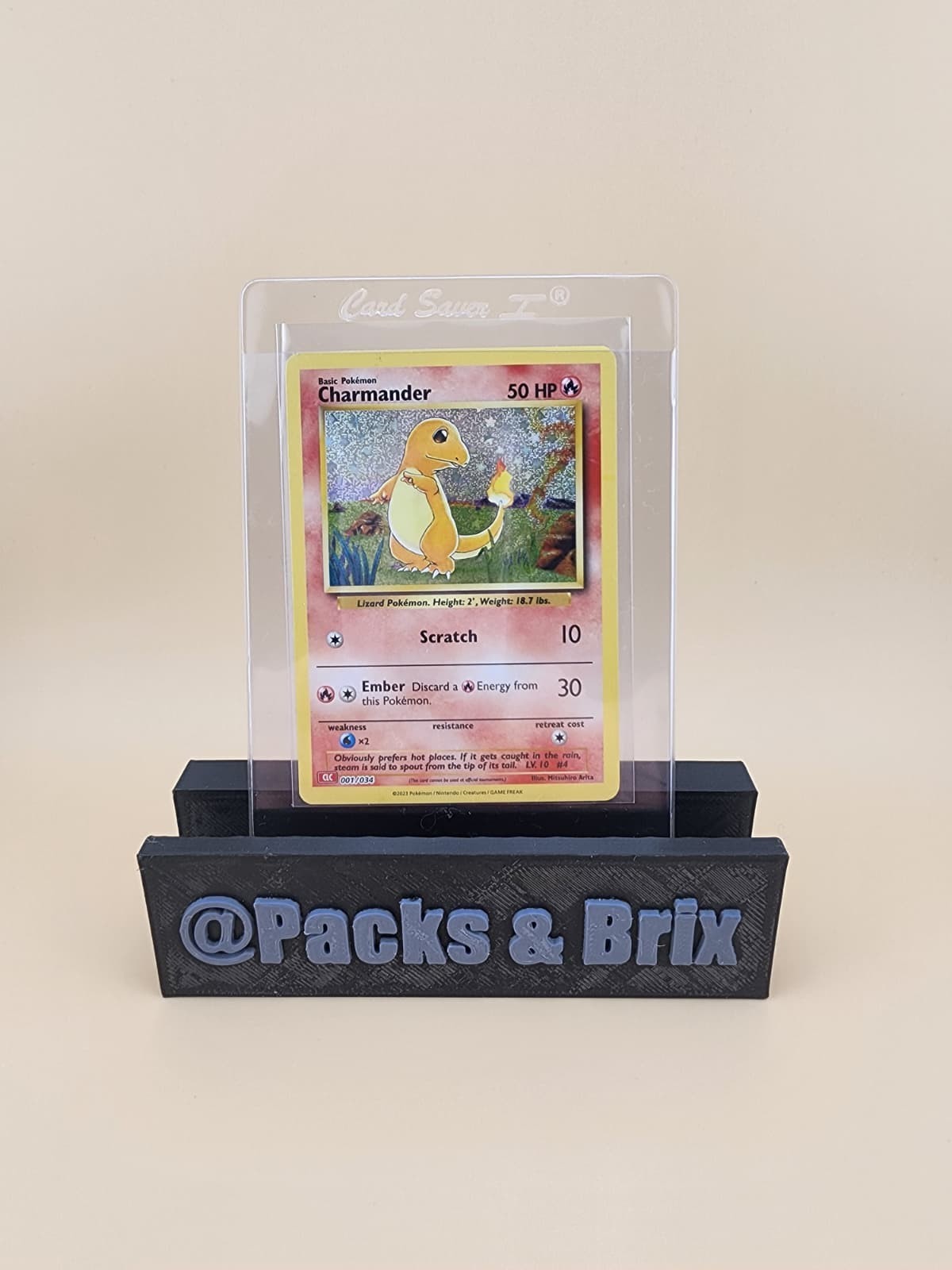 Charmander 001/034 Trading Card Game Classic Holo Near Mint (NM)