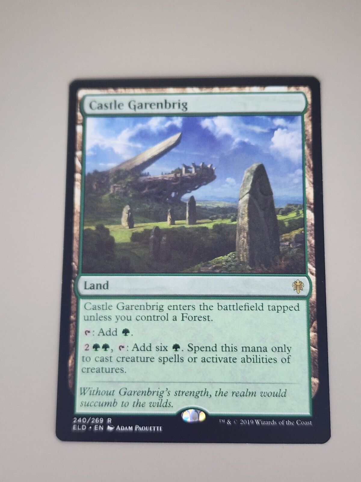 MTG Castle Garenbrig The List - Throne of Eldraine 240/269 Regular Rare