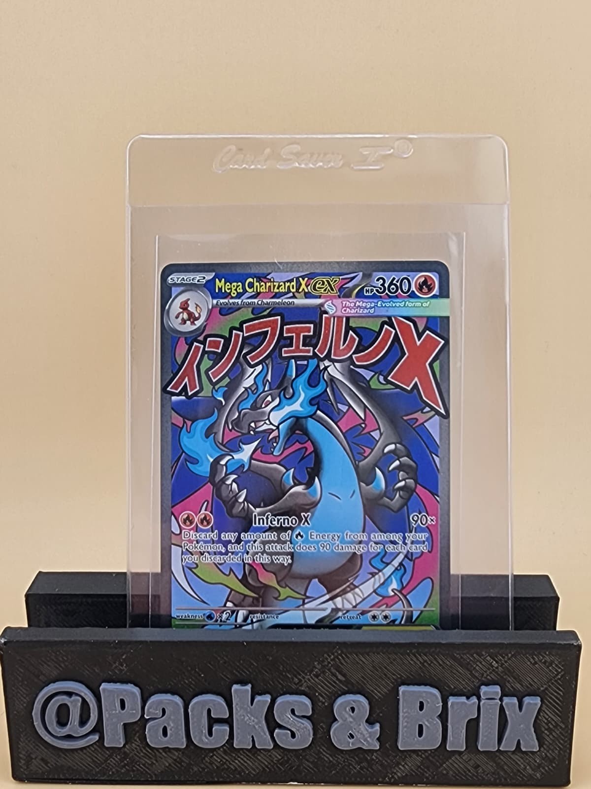 Mega Charizard X ex 023 Me: Mega Evolution Promo Holo Near Mint NM